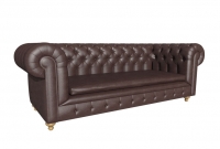 Velvet Chesterfield sofa